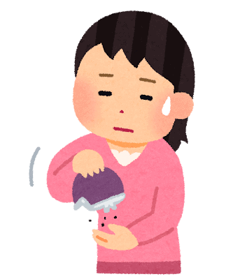 財布をさかさまにして、お金がないイメージ。